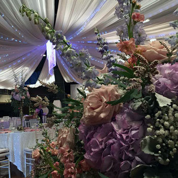 Empty Wedding Reception Hall
